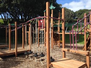 Campbell Park, playground and skatepark, Paekakariki Kids On Board