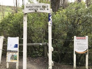 Maraetotara Falls, near Havelock North Kids On Board