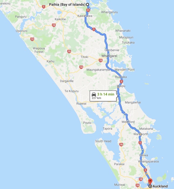 Kids On Board Heading North from Auckland to Whangarei and beyond (SH1